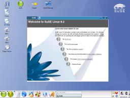 SuSE 8.2 Screen Shot