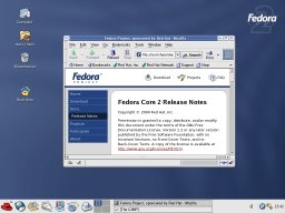 Fedora Core 2 Screenshot