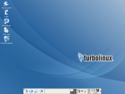 Turbo Linux 10 Desktop Screenshot